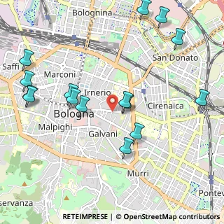 Mappa Via S. Vitale, 40125 Bologna BO, Italia (1.23933)