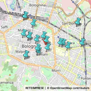 Mappa Via S. Vitale, 40125 Bologna BO, Italia (0.975)