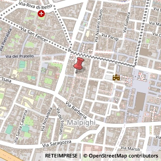 Mappa Via Alfredo Testoni, 12, 40123 Bologna, Bologna (Emilia Romagna)