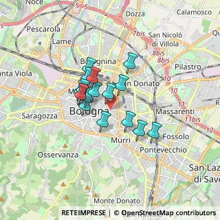 Mappa Via S. Vitale, 40126 Bologna BO, Italia (1.19765)