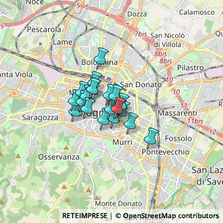 Mappa Via S. Vitale, 40126 Bologna BO, Italia (0.9705)