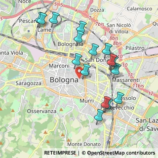 Mappa Via S. Vitale, 40126 Bologna BO, Italia (2.10438)