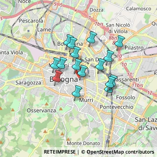 Mappa Via S. Vitale, 40126 Bologna BO, Italia (1.41563)