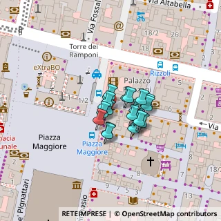 Mappa Piazza Re Enzo, 40124 Bologna BO, Italia (0)