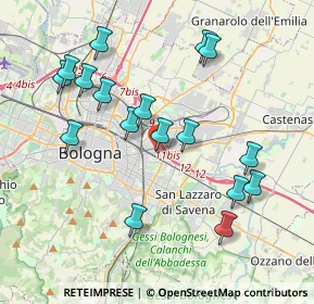 Mappa Via Giambologna, 40138 Bologna BO, Italia (4.04824)