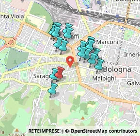 Mappa Via Gaetano Bottrigari, 40134 Bologna BO, Italia (0.6845)