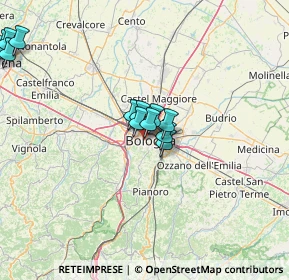 Mappa Via Gaetano Bottrigari, 40134 Bologna BO, Italia (18.92533)
