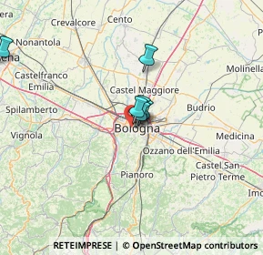 Mappa Via Gaetano Bottrigari, 40134 Bologna BO, Italia (25.68583)