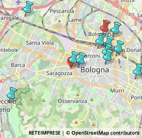 Mappa Via Gaetano Bottrigari, 40134 Bologna BO, Italia (2.32)