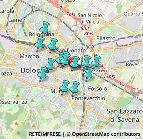 Mappa Via Scipione Dal Ferro, 40138 Bologna BO, Italia (1.144)