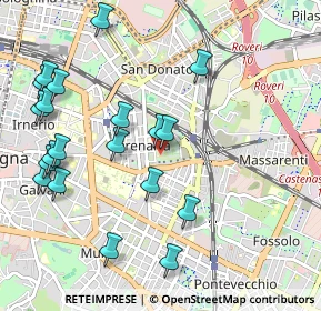 Mappa Via Scipione Dal Ferro, 40138 Bologna BO, Italia (1.182)