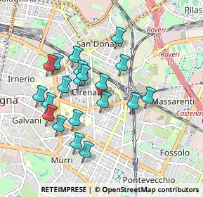 Mappa Via Scipione Dal Ferro, 40138 Bologna BO, Italia (0.8455)