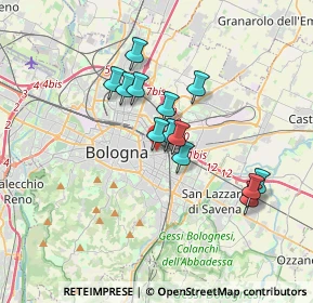 Mappa Via Scipione Dal Ferro, 40138 Bologna BO, Italia (2.83231)