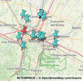 Mappa Via Scipione Dal Ferro, 40138 Bologna BO, Italia (5.92944)