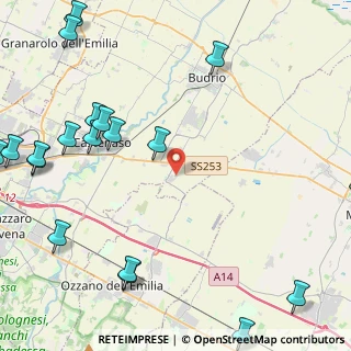 Mappa Via della Liberazione, 40054 Budrio BO, Italia (6.7105)