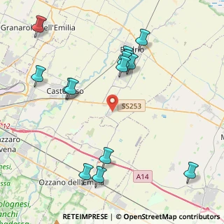 Mappa Via della Liberazione, 40054 Budrio BO, Italia (4.82429)