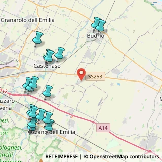 Mappa Via della Liberazione, 40054 Budrio BO, Italia (5.86882)