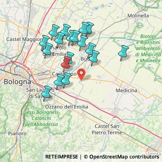 Mappa Via della Liberazione, 40054 Budrio BO, Italia (7.50889)