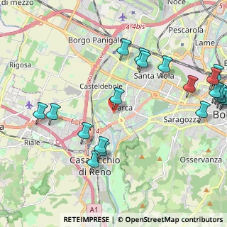 Mappa Piazza Papa Giovanni XXIII, 40133 Bologna BO, Italia (2.779)