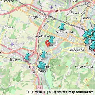 Mappa Piazza Papa Giovanni XXIII, 40133 Bologna BO, Italia (3.15188)