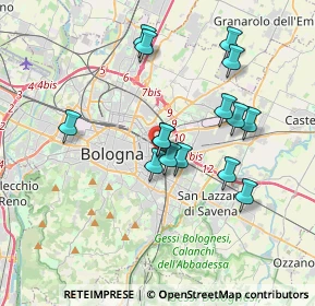 Mappa Via Bonaventura Cavalieri, 40138 Bologna BO, Italia (3.32333)