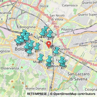 Mappa Via Bonaventura Cavalieri, 40138 Bologna BO, Italia (1.8875)