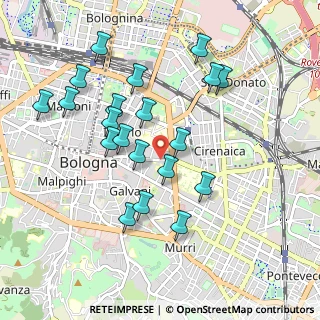 Mappa Via San Leonardo, 40126 Bologna BO, Italia (0.959)