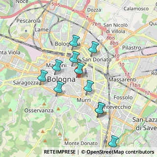 Mappa Via San Leonardo, 40126 Bologna BO, Italia (2.01083)