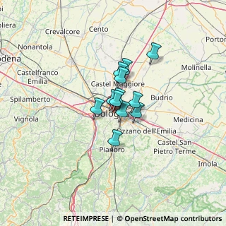 Mappa Via San Vitale, 40125 Bologna BO, Italia (6.8025)