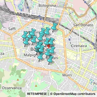 Mappa Via San Vitale, 40125 Bologna BO, Italia (0.617)