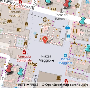 Mappa Piazza Maggiore, 40124 Bologna BO, Italia (0.131)