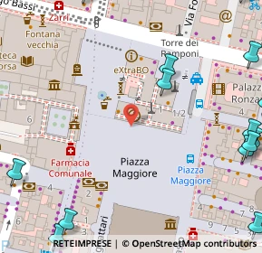 Mappa Piazza Maggiore, 40124 Bologna BO, Italia (0.127)