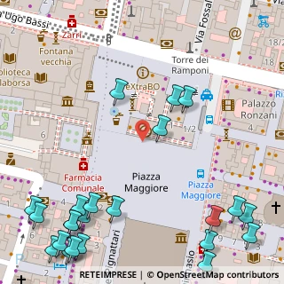 Mappa Piazza Maggiore, 40124 Bologna BO, Italia (0.08261)