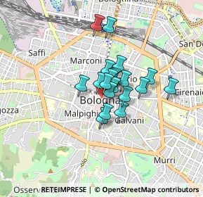 Mappa Piazza Maggiore, 40124 Bologna BO, Italia (0.508)