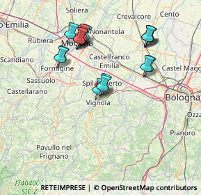 Mappa Via Francesco Petrarca, 41058 Vignola MO, Italia (14.98056)