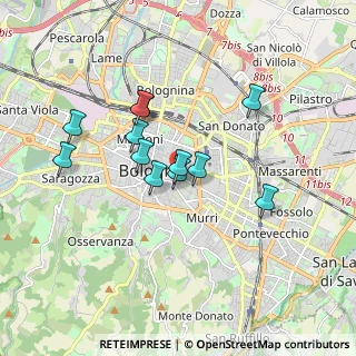 Mappa 40125 Bologna BO, Italia (1.46917)