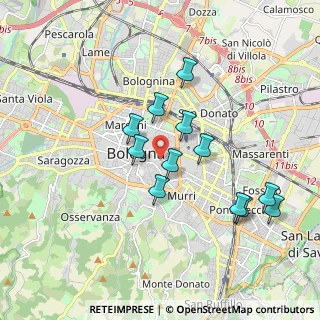 Mappa 40125 Bologna BO, Italia (1.70417)