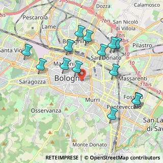 Mappa 40125 Bologna BO, Italia (2.10143)