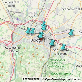 Mappa 40125 Bologna BO, Italia (2.49182)