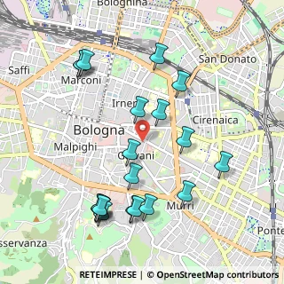 Mappa 40125 Bologna BO, Italia (1.101)