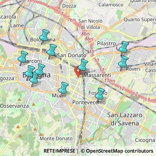 Mappa Via Manfredi Eustachio, 40138 Bologna BO, Italia (2.20364)