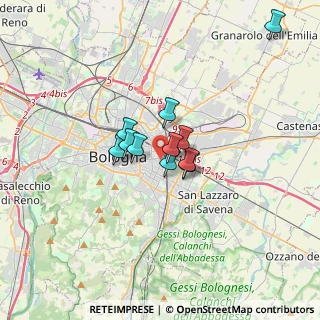 Mappa Via Manfredi Eustachio, 40138 Bologna BO, Italia (2.23455)