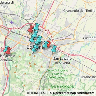 Mappa Via Manfredi Eustachio, 40138 Bologna BO, Italia (3.46167)