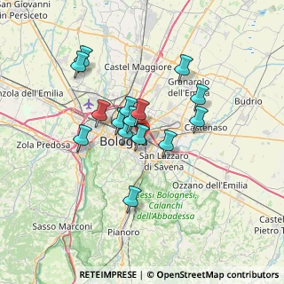 Mappa Via Vermiglia, 40138 Bologna BO, Italia (5.70067)