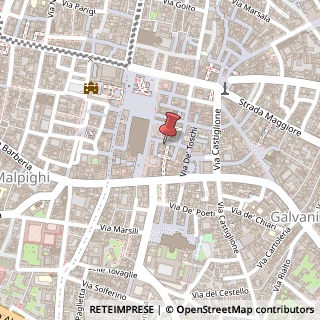 Mappa Galleria Cavour,  7, 40124 Bologna, Bologna (Emilia Romagna)