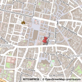 Mappa Via Farini, 14, 40124 Bologna, Bologna (Emilia Romagna)