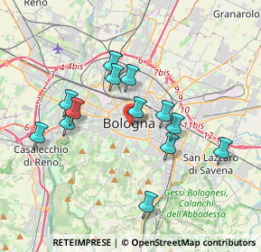 Mappa Galleria Cavour, 40124 Bologna BO, Italia (3.42077)