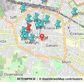Mappa Galleria Cavour, 40124 Bologna BO, Italia (1.04063)