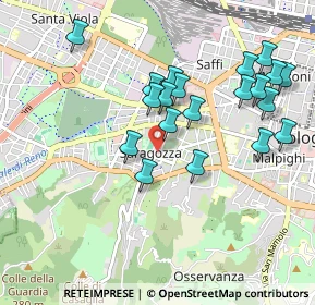 Mappa Via Antonio Zannoni, 40134 Bologna BO, Italia (0.9665)