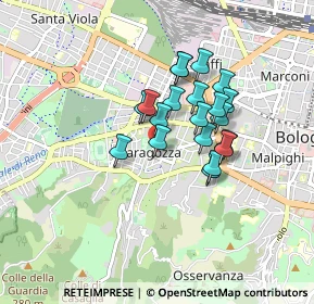 Mappa Via Antonio Zannoni, 40134 Bologna BO, Italia (0.6515)